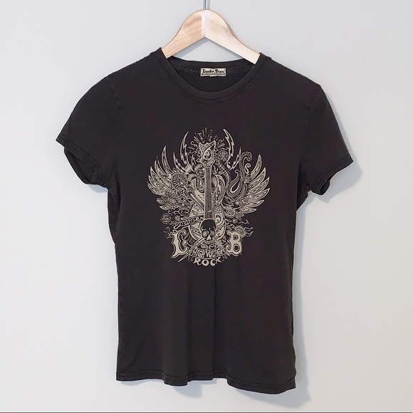 Lucky Brand Brown T-Shirt - XS - Picture 2 of 7